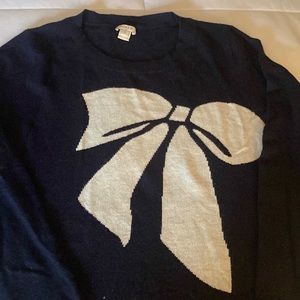 Jcrew dark navy sweater. Excellent condition. Size large.